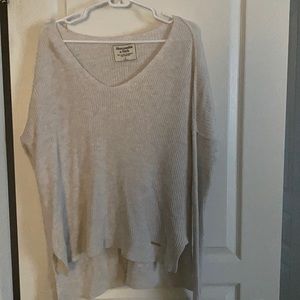 Cream Abercrombie Sweater